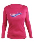 HAVEN Cycling summer long sleeve jersey - ENERGY LONG - pink