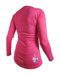 HAVEN Cycling summer long sleeve jersey - ENERGY LONG - pink