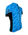 HAVEN Cycling short sleeve jersey - SKINFIT NEO - blue/black