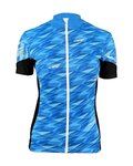 HAVEN Cycling short sleeve jersey - SKINFIT NEO WOMEN - blue/white