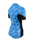 HAVEN Cycling short sleeve jersey - SKINFIT NEO WOMEN - blue/white