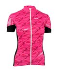 HAVEN Cycling short sleeve jersey - SKINFIT NEO WOMEN - pink/white