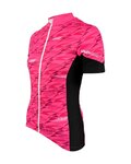 HAVEN Cycling short sleeve jersey - SKINFIT NEO WOMEN - pink/white