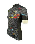 HAVEN Cycling short sleeve jersey - SKINFIT NEO WOMEN CRAZY - black