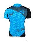 HAVEN Cycling short sleeve jersey - SINGLETRAIL NEO - blue