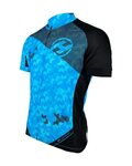 HAVEN Cycling short sleeve jersey - SINGLETRAIL NEO - blue