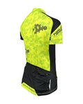 HAVEN Cycling short sleeve jersey - SINGLETRAIL NEO - green/black