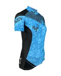HAVEN Cycling short sleeve jersey - SINGLETRAIL NEO WOMEN - blue