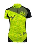 HAVEN Cycling short sleeve jersey - SINGLETRAIL NEO WOMEN - green/black