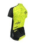 HAVEN Cycling short sleeve jersey - SINGLETRAIL NEO WOMEN - green/black