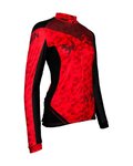 HAVEN Cycling winter long sleeve jersey - STRATO - red