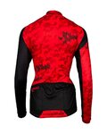 HAVEN Cycling winter long sleeve jersey - STRATO - red