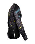 HAVEN Cycling winter long sleeve jersey - STRATO - black/multicolour