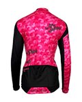 HAVEN Cycling winter long sleeve jersey - STRATO - pink