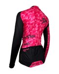 HAVEN Cycling winter long sleeve jersey - STRATO - pink