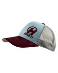 HAVEN Cycling hat - TRUCKER - grey/red