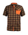 HAVEN shirt - AGNESS SLIMFIT - orange/green