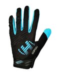 HAVEN Cycling long-finger gloves - DEMO NEO LONG - black/blue