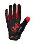 HAVEN Cycling long-finger gloves - DEMO NEO LONG - black/red