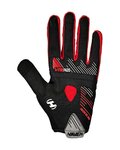 HAVEN Cycling long-finger gloves - DEMO NEO LONG - black/red