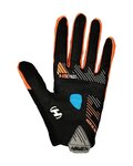 HAVEN Cycling long-finger gloves - DEMO NEO LONG - blue/orange