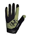 HAVEN Cycling long-finger gloves - DEMO NEO LONG - green/black