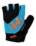 HAVEN Cycling fingerless gloves - DEMO NEO SHORT - blue/orange