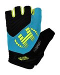 HAVEN Cycling fingerless gloves - DEMO NEO SHORT - green/blue