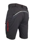 HAVEN Cycling shorts without bib - NAVAHO SHORTY - red/black