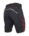 HAVEN Cycling shorts without bib - NAVAHO SHORTY - red/black