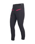 HAVEN Cycling long trousers withot bib - FACTORY AIR - black/pink