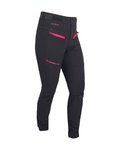 HAVEN Cycling long trousers withot bib - FACTORY AIR - black/pink
