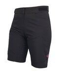 HAVEN Cycling shorts without bib - FACTORY AIR WMS - black/pink