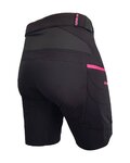 HAVEN Cycling shorts without bib - FACTORY AIR WMS - black/pink