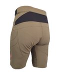 HAVEN Cycling shorts without bib - FACTORY AIR WMS - brown