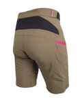 HAVEN Cycling shorts without bib - FACTORY AIR WMS - brown