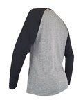 HAVEN Cycling summer long sleeve jersey - FACTORY TRAIL - black/grey