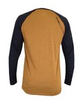 HAVEN Cycling summer long sleeve jersey - FACTORY TRAIL - black/brown