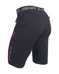 HAVEN Cycling shorts without bib - NALISHA SLIMFIT - black/red