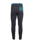 HAVEN Cycling long trousers withot bib - NALISHA SLIMFIT - black/blue