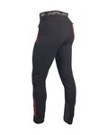 HAVEN Cycling long trousers withot bib - NALISHA SLIMFIT - black/red