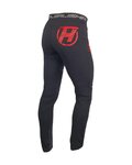 HAVEN Cycling long trousers withot bib - NALISHA SLIMFIT - black/red