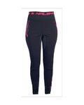 HAVEN Cycling long trousers withot bib - NALISHA SLIMFIT - black/pink