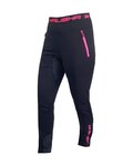HAVEN Cycling long trousers withot bib - NALISHA SLIMFIT - black/pink