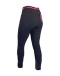 HAVEN Cycling long trousers withot bib - NALISHA SLIMFIT - black/pink