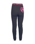 HAVEN Cycling long trousers withot bib - NALISHA SLIMFIT - black/pink