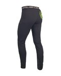 HAVEN Cycling long trousers withot bib - NALISHA SLIMFIT - black/green