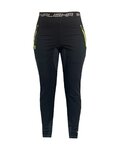 HAVEN Cycling long trousers withot bib - NALISHA SLIMFIT - black/green