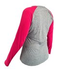 HAVEN Cycling summer long sleeve jersey - FACTORY TRAIL - pink/grey