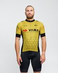 BONAVELO Cycling short sleeve jersey - VISMA 2025 - yellow/black